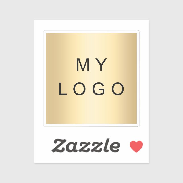 Sticker Logo d'entreprise personnalisé (Feuille)