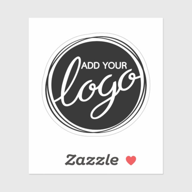 Sticker Logo d'entreprise personnalisé (Feuille)