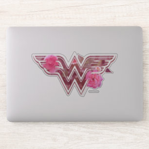 Sticker Logo des fleurs de la Camellia rose Wonder