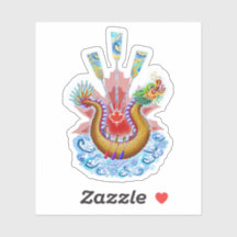 Logo Dragon Boat avec Red Maple Leaf