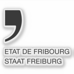 Sticker Logo du canton de Fribourg, Suisse