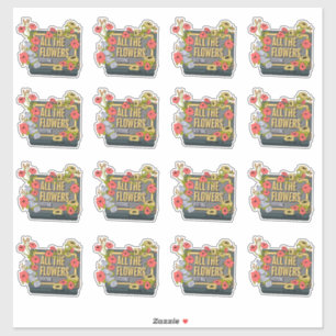 Sticker Logo du Festival Toutes les Fleurs