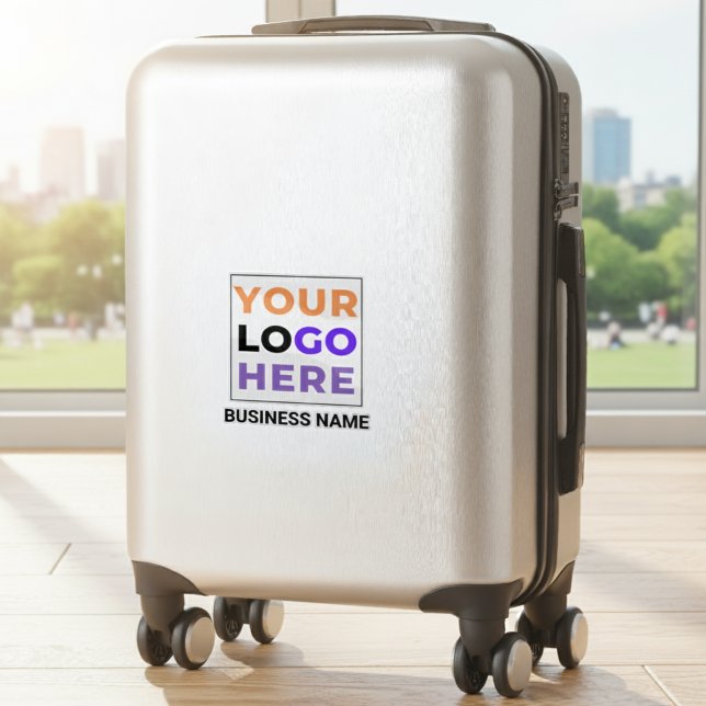 Sticker Logo et nom de la valise | Etanche transparente (suitcase name tag, small business owner)