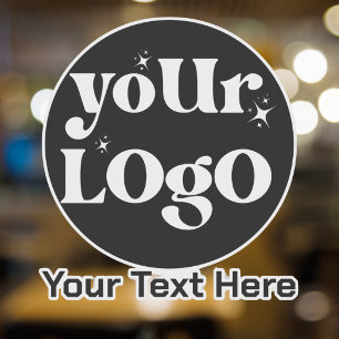 Sticker Logo et texte minimaliste Entreprise