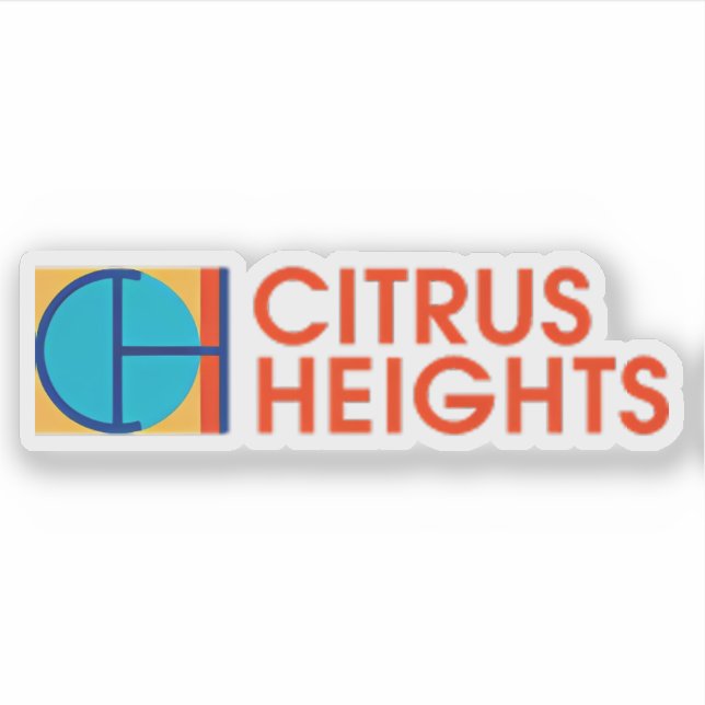 Sticker Logo of Citrus Heights, California, USA (Devant)
