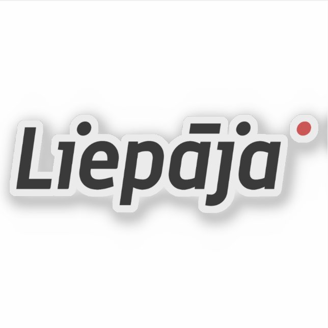 Sticker Logo of the city of Liepāja, Latvia (Devant)