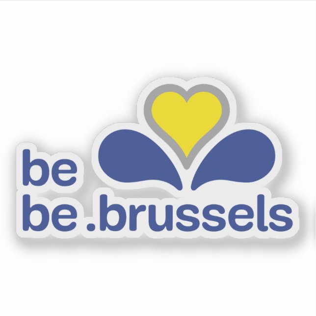Sticker Logo officiel de la Région Bruxelles-Capitale, Bel (Devant)
