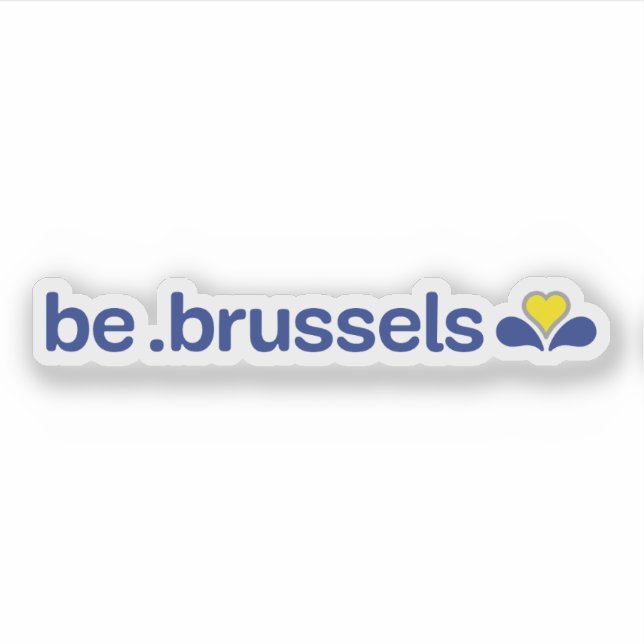 Sticker Logo officiel de la Région Bruxelles-Capitale v2,  (Devant)