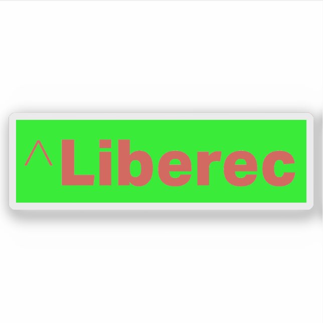 Sticker Logo officiel de Liberec, République tchèque (Devant)