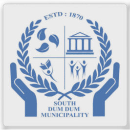 Sticker Logo officiel de South Dum Dum, Inde