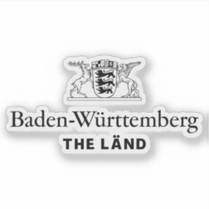 Sticker Logo officiel du Bade-Wurtemberg, Allemagne