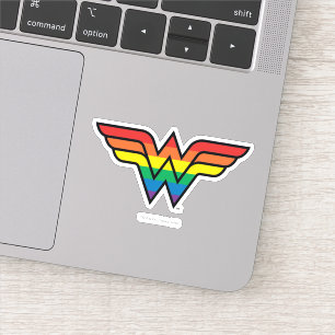 Sticker Logo Rainbow Wonder Woman