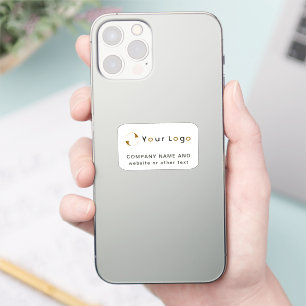 Sticker Logo sur le rectangle blanc éteint Téléphone Entre