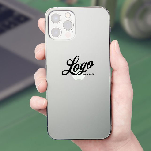 Sticker Logo sur Vinyl rectangle Entreprise Téléphone prof (Créateur téléchargé)