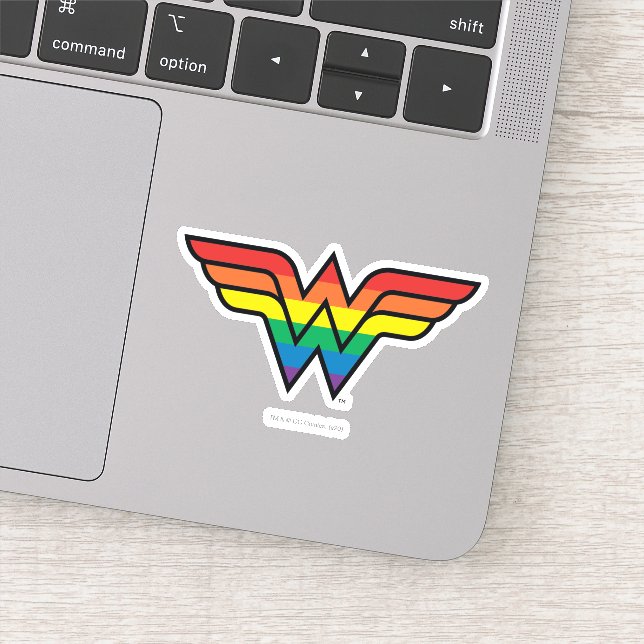Sticker Logo Wonder Woman Rainbow (Détail)