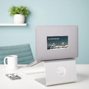 Sticker Londres Skyline Panorama Urbain Souvenir Cadeau