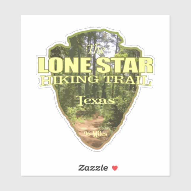 Sticker Lone Star HT (flèche) (Feuille)