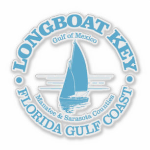 Sticker Longboat Key (voilier)