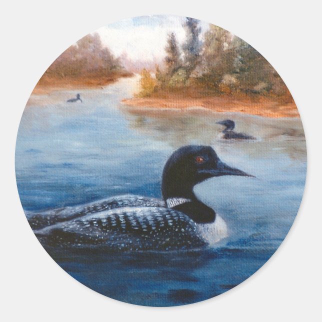 Sticker Loon Lake (Devant)