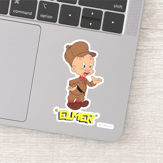 Sticker LOONEY TUNES™ Rires rétro | ELMER FUDD™ (Détail)