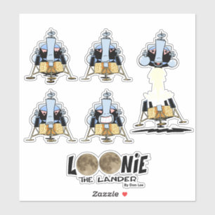 Sticker Loonie the Lander