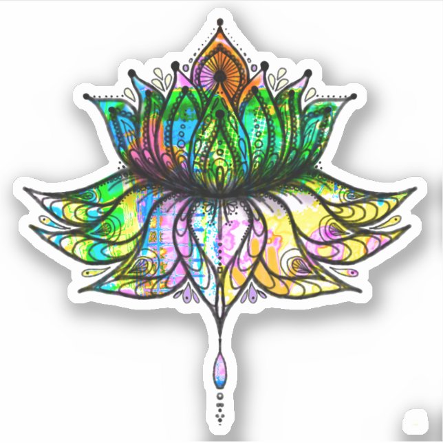 Sticker Lotus (Devant)