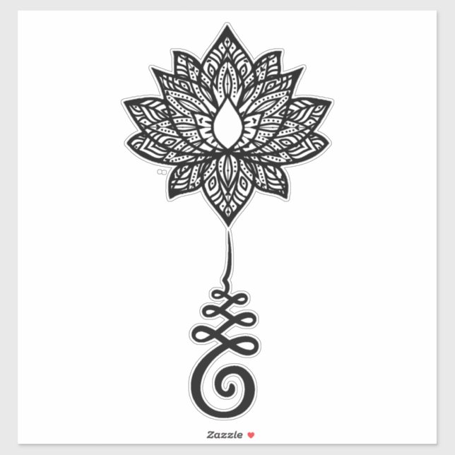 Sticker Lotus Swir (Feuille)