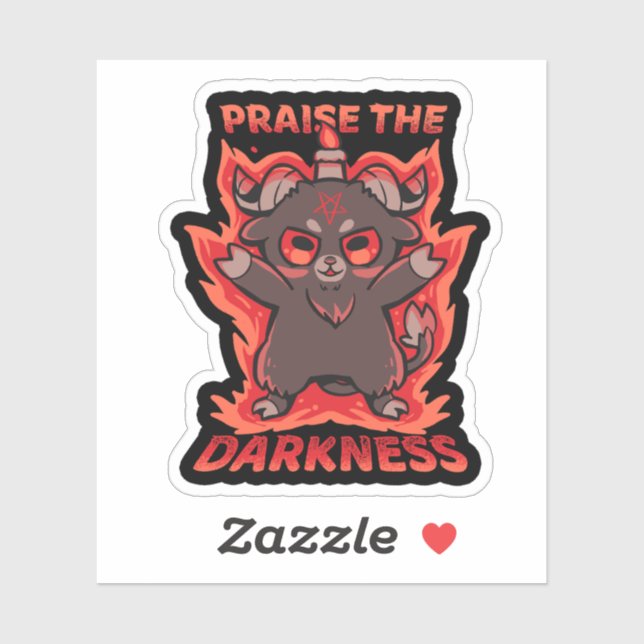 Sticker Louange l'obscurité (Feuille)