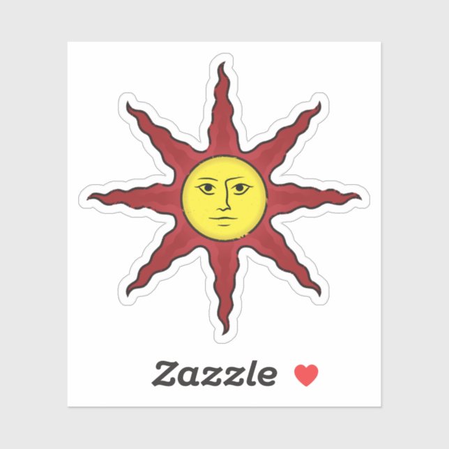Sticker Louez le soleil (Feuille)