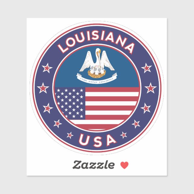 Sticker Louisiane (Feuille)