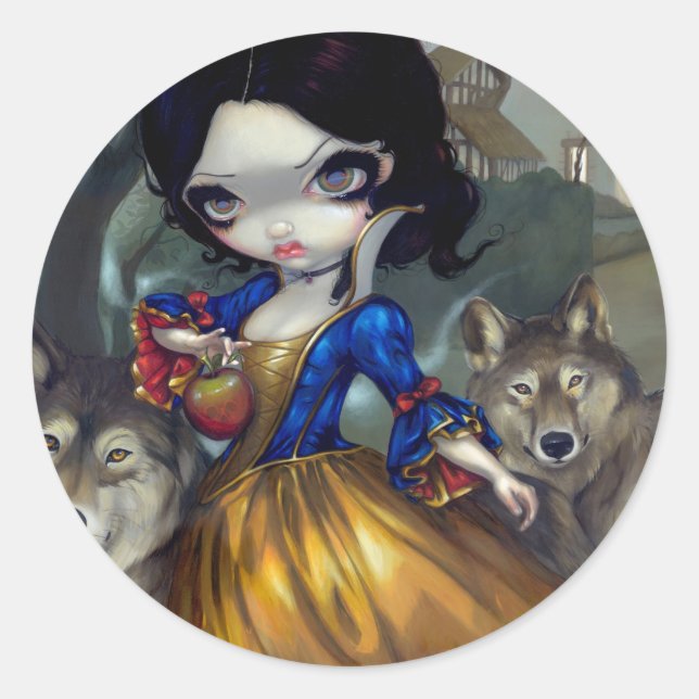 Sticker "Loup-Garou : Blanche Neige" (Devant)