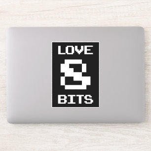 Sticker Love 8 bits