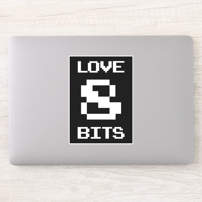 Sticker Love 8 bits (Ordinateur)