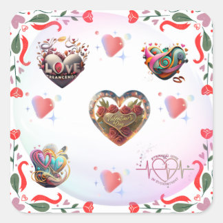 Sticker Love Blossoms : Saint-Valentin romantique