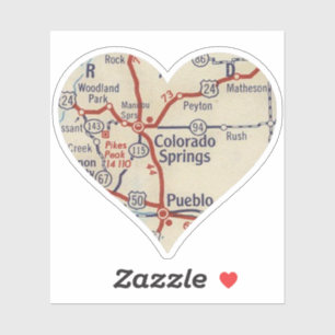 Sticker Love Colorado Springs CO
