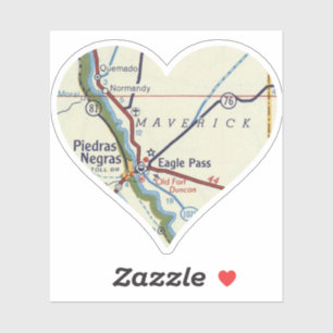 Sticker Love Eagle Pass Texas