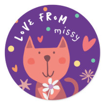 Sticker "love from"