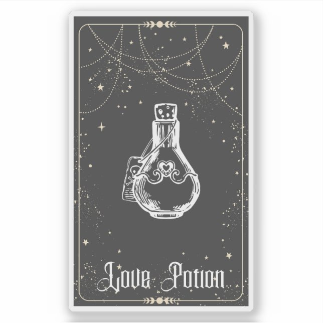 Sticker Love Potion Tarot (Devant)
