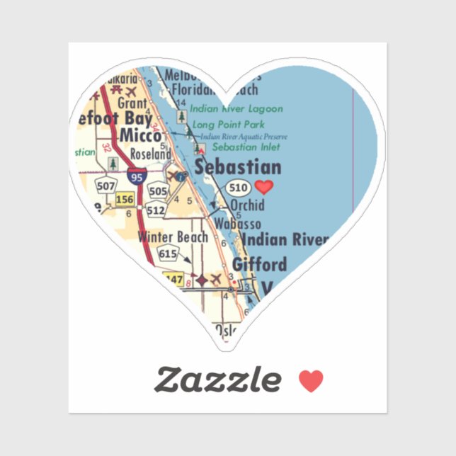 Sticker Love Sebastian Floride (Feuille)