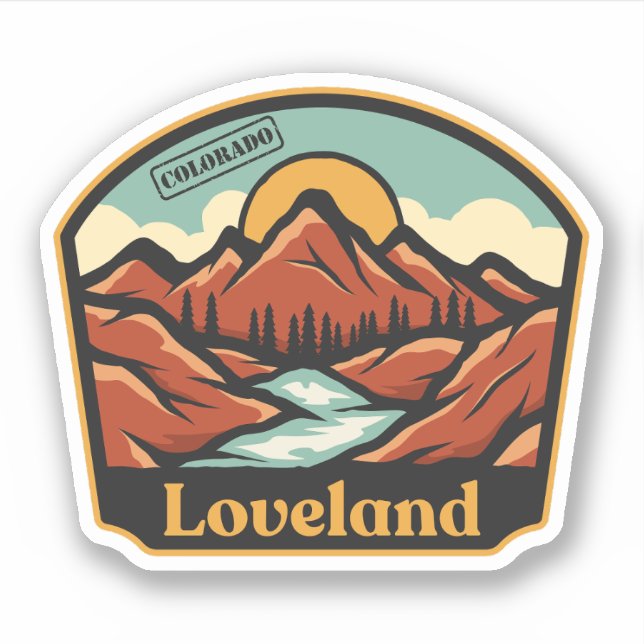 Sticker Loveland, Colorado (Devant)