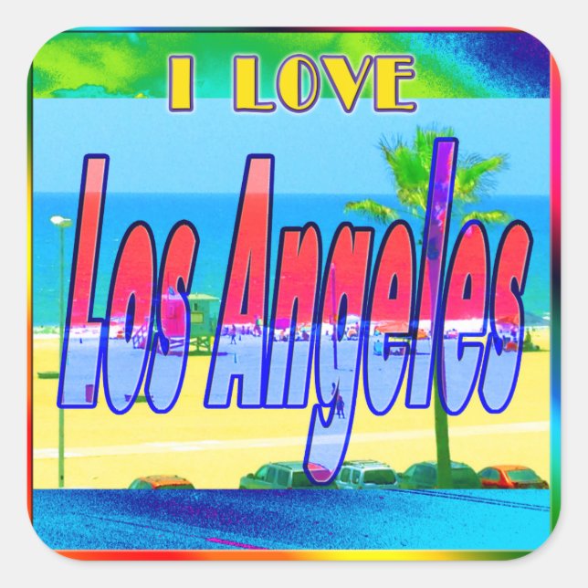 Sticker "Lovely Los Angeles 2" (Devant)