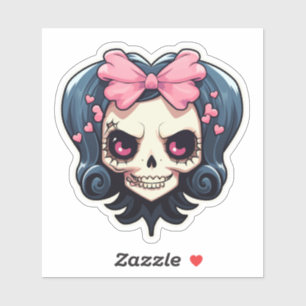 Sticker Lovely Skull