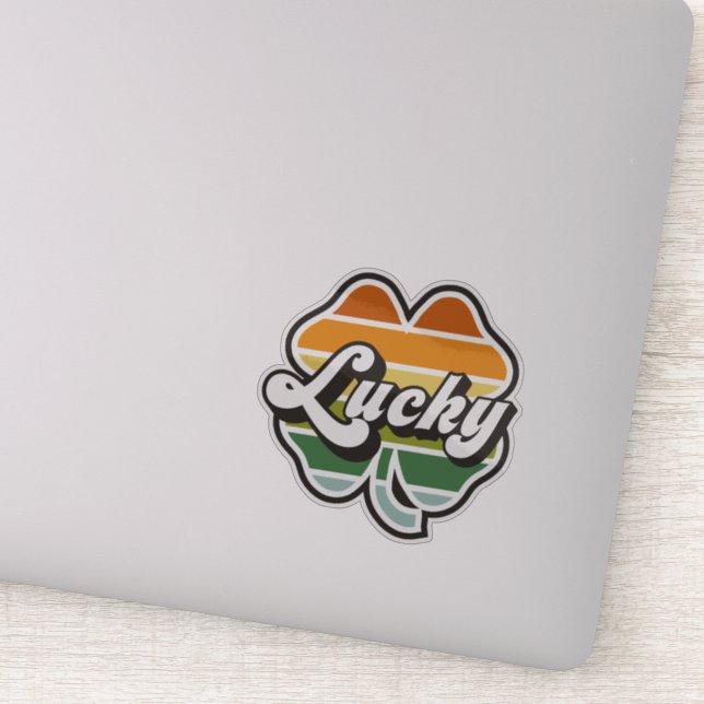 Sticker Lucky Clover (Détail)