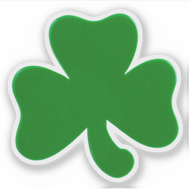Sticker Lucky Green Shamrock (Devant)