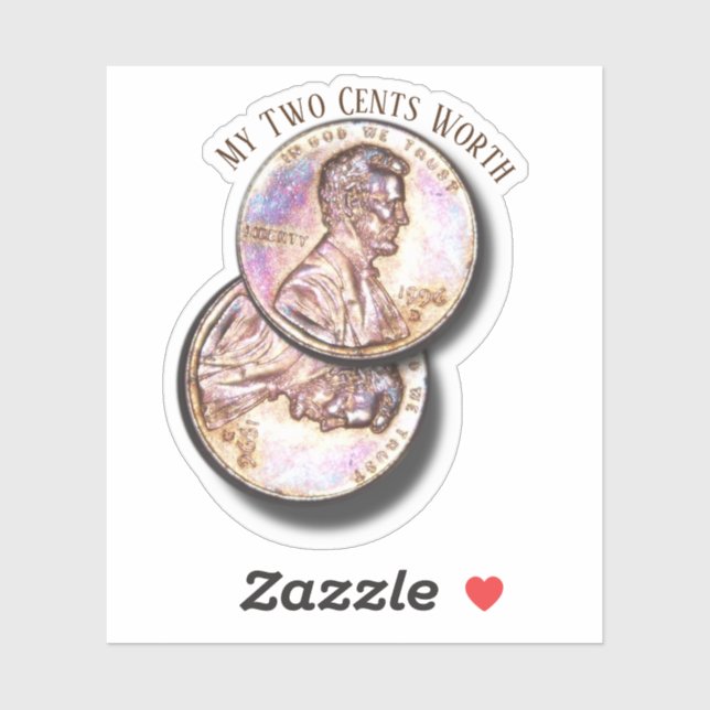 Sticker Lucky Penny Day (Feuille)