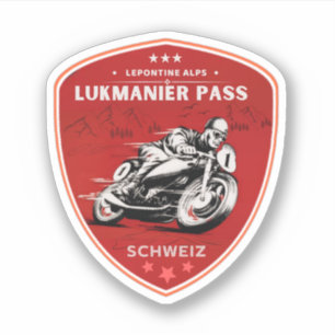 Sticker Lukmanier Pass VTT suisse