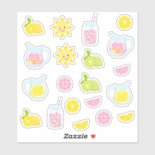 Sticker Lumineux citron délice