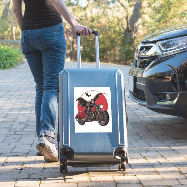 Sticker Lune Vampire (Valise Insitu)