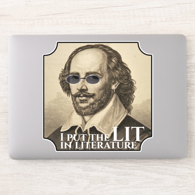 Sticker Lunettes de soleil Shakespeare (Ordinateur)
