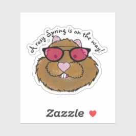 Sticker Lunettes Rosy Porte-mère optimiste